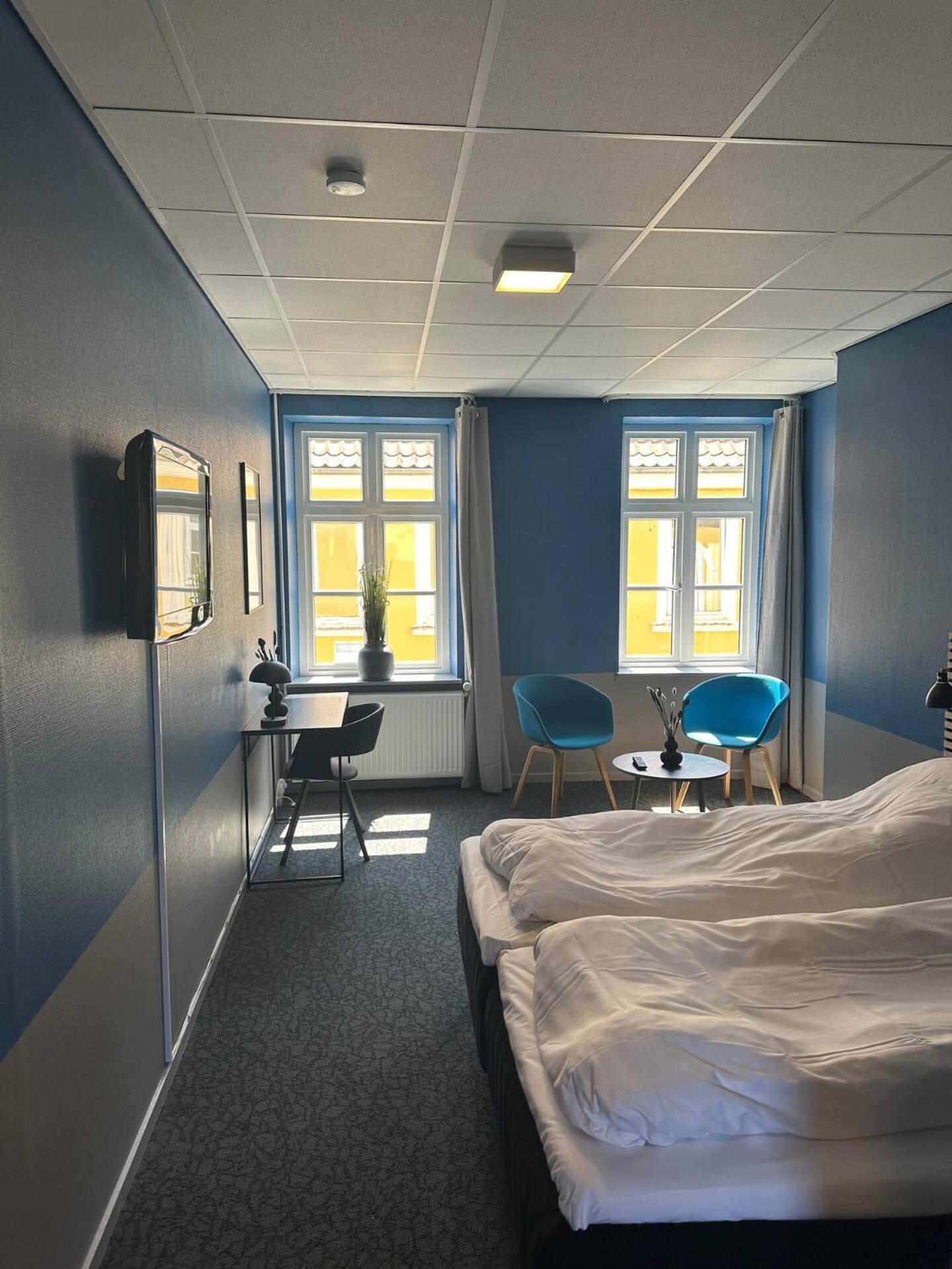 Blue Double Room 6 On Pedestrian Street Saeby Buitenkant foto